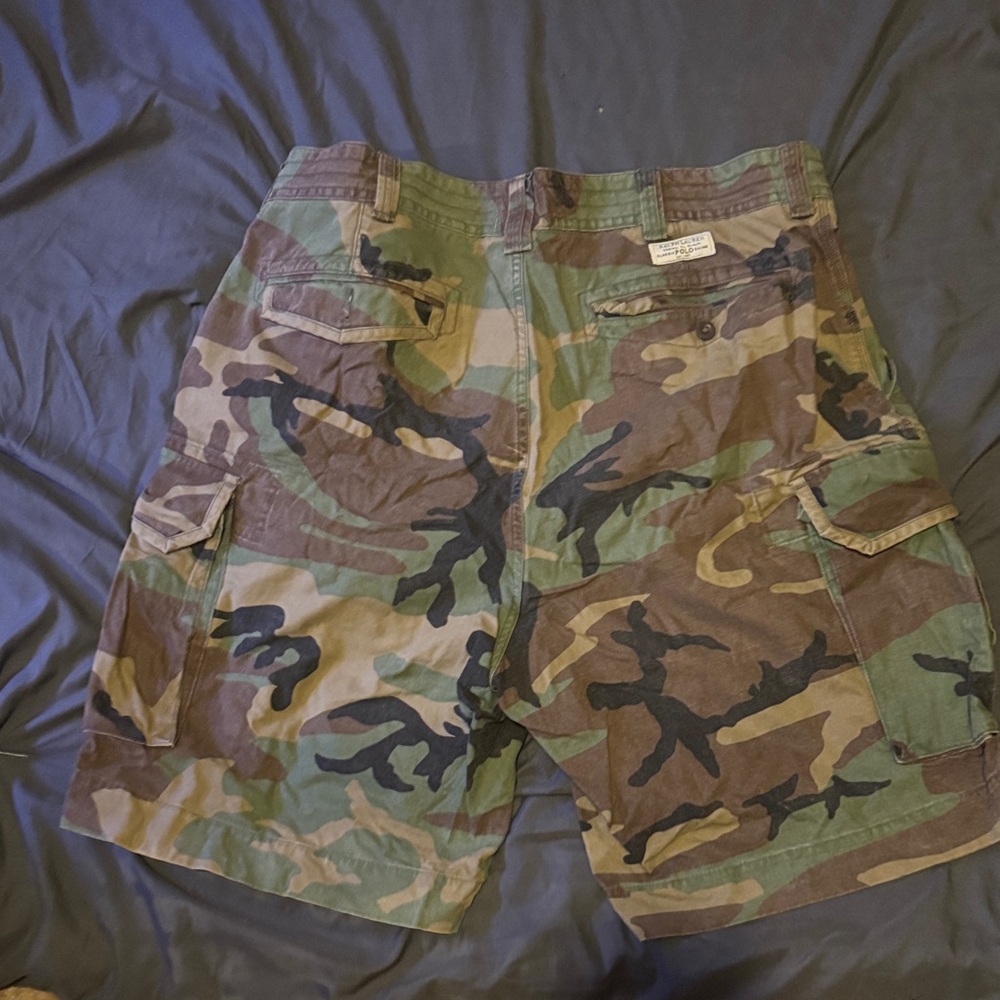 Polo by Ralph Lauren Camouflage Cargo Shorts - Picture 2 of 4